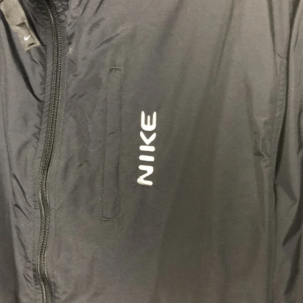 Vintage Nike Full Zip Lined Windbreaker Track Jacket & Pants Black Men's Sz L